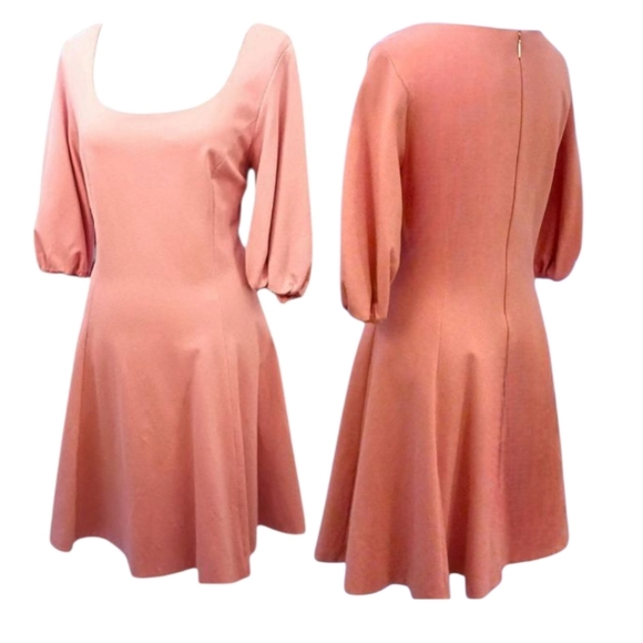 Kate Spade New York Ponte Knit Puff Sleeve Dress Size XL EUC $228 Retail - Picture 2 of 5